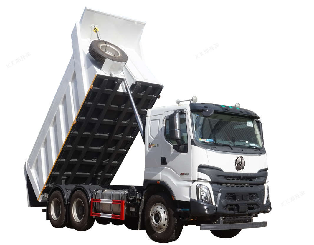6x4 dumper truck right side 45°